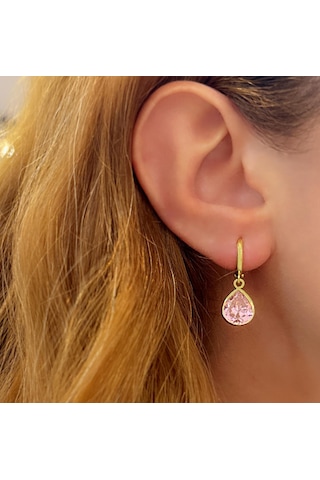 Stela Kuvars Damla Gümüş Küpe