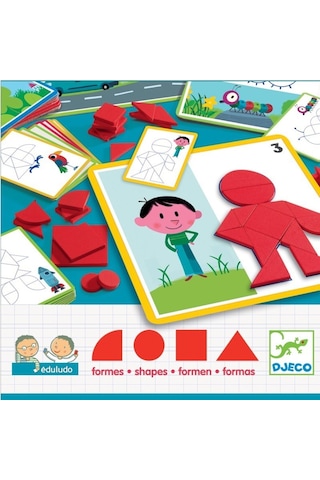 Djeco Beceri Oyunları / Eduludo Shapes