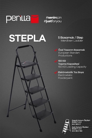Perilla Stepla 5 Basamak Merdiven