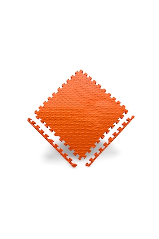 50x50 13mm Damla Desen Puzzle Tatami Minder Spor Yoga Pilates Oyun Matı Turuncu