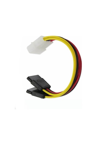 Sata Power Kablosu 2 Li 15Cm Çoklayıcı Güçlendirilmiş Bakır Kablo