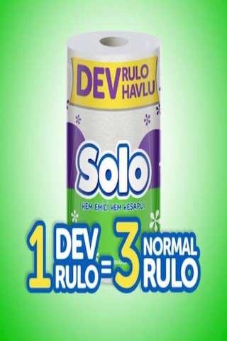 Solo Dev Havlu 6 Rulo Dev Havlu