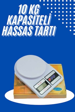 Yeni Nesil Taşınabilir Dijital Hassas Mutfak Tartısı Mutfak Terazisi Hassas Ölçüm 10 Kg Açık Bej 65799879