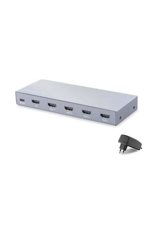 Hadron Hdx1429 Hdmı Splitter Edıd 4k 60 Hz 1 Giriş 4 Çıkış Gri Kdo