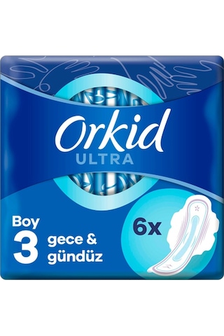 Orkid Ultra Gece & Gündüz Tekli Paket 6'lı