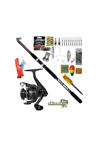 Okuma Revenger Rv-6000a 360cm 100-300gr Anaconda Profesyonel Sazan Kıyı Olta Takımı Seti