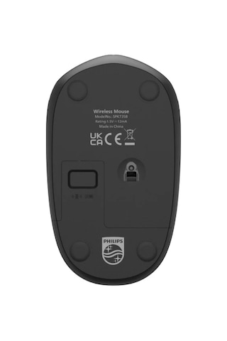 Phılıps Spk7358, Siyah, Usb Nano 2,4gh Kablosuz, 1600dpi, Optic,