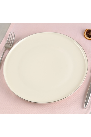 Aryıldız Hazel Platin Servis Tabağı 27 Cm Renkli