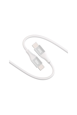 Bix BXSC1CC 60 W Type-C to Type-C 1.2 M Silikon Şarj ve Data Kablosu