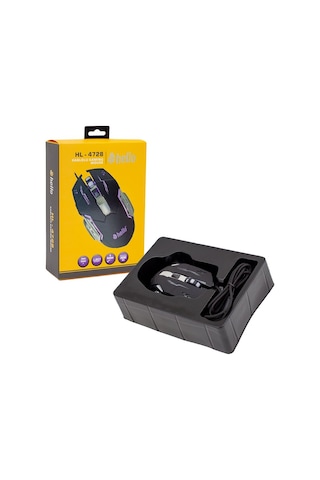 Hello HL-4728 Kablolu LED Aydınlatmalı Oyuncu Mouse