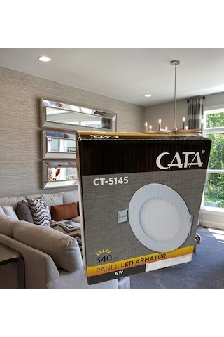 Cata CT-5145G 6W Slim Led Panel Spot Işık 6500K Günışığı