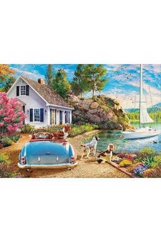 Ks Games 2000 Parça Tekne Ve Sevimli Köpekler Puzzle - Angelo Bonito