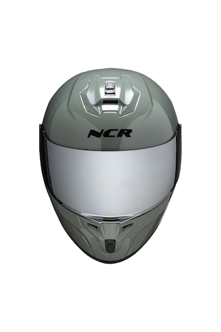 Ncr Rapid Aynalı Vizör Ece Belgeli Kapalı Motosiklet Kaskı Nardo Gri