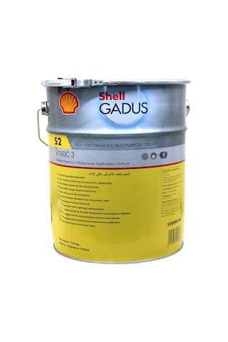 Shell Gadus S2 V100C 3 Mükemmel Yağlama Rulman Gresi 15 KG