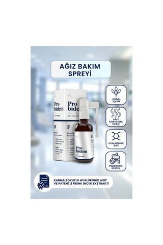 Clinic Onarıcı Hyalüronik Asit İçeren Ağız Bakım Spreyi İmplant-ağız Yaraları İçin - 3'lü Paket