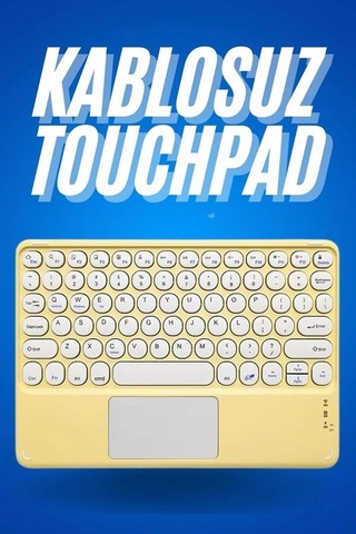Tcx Bluetooth Touchpad Klavye Ultra İnce Taşınabilir Q Klavye Yeni Nesil Diğer