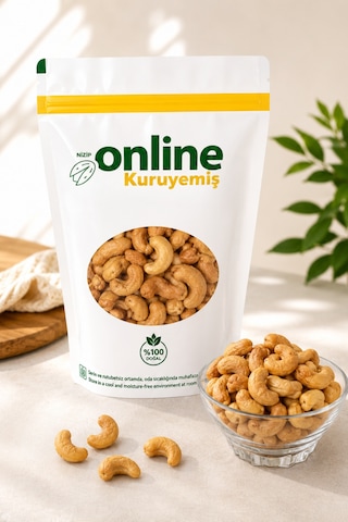 Kaju - Yağsız - Kavrulmuş - 1 Kg