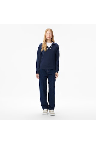 Nautica Kadın Lacivert Regular Fit Sweatshirt 026 57k304t Lacivert