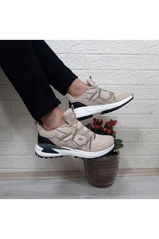 M.p. 1642 Bej Renk Memoryfoam Kaydırmaz Rahat Spor Ayakkabı Bej