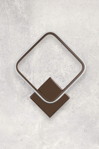 Kira Aplik Kahverengi Gün Işığı Ledli Banyo Hol Led Duvar Aplik Kahverengi