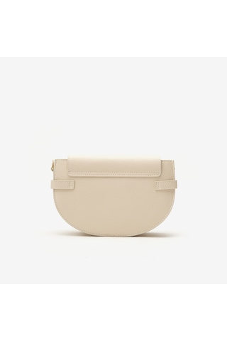 D37 Off White Omuz Çantası Kadın Madame Bag Piumelli Milano Kahve