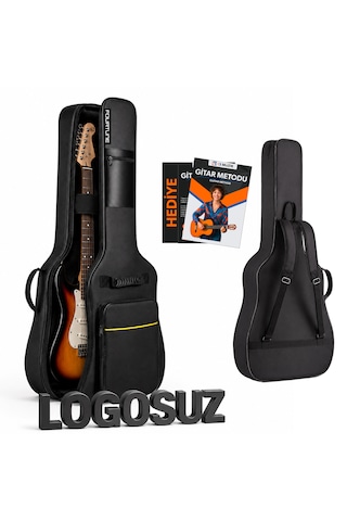 Fourtune Atlas Elektro Gitar Kılıfı Kalın Taşıma Çantası Eğitim Metodu Hediye