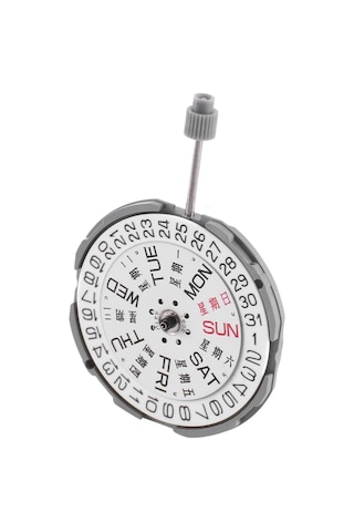 Xurunkeji Miyota Gm02 Gm00 Hareketi İçin 065-543 Gövdeli 3 İbreli Tarih 3 Metal Kuvars Saat Hareketi Yedek Parçaları Siyah