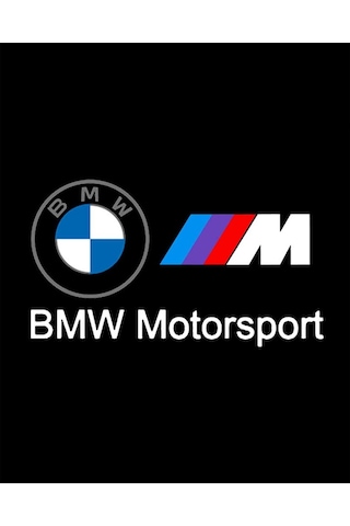 Zepplin Giyim Bmw Logo M Power Motorsport 2 Büyük Sırt Patch Yama