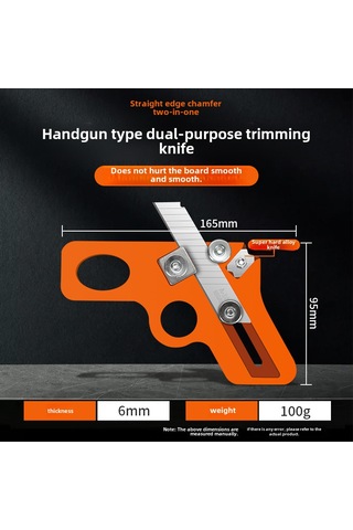 Monyee Ahşap İşleri İçin El Tipi Yuvarlak Köşe Oyma Aleti - Ekosistem Ve Boyasız Tahta Kenar Düzeltici Tabanca Tipi Çift Kullanım