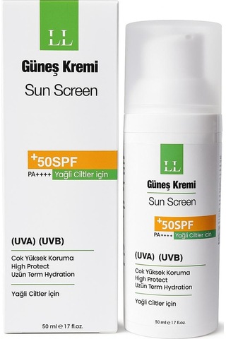 Zinc Gluconate Takviyeli Yağlı Ciltler İçin Yüksek Korumalı Güneş Kremi 50 Ml