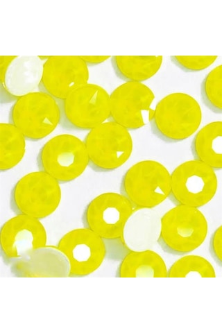 Hacimsel Neon Kristal Taş Neon Sarısı - 3d Parlak Nail Art Tırnak Süsü