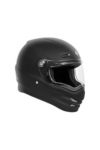 Torc T-9 Kapalı Motosiklet Kaskı Mat Siyah