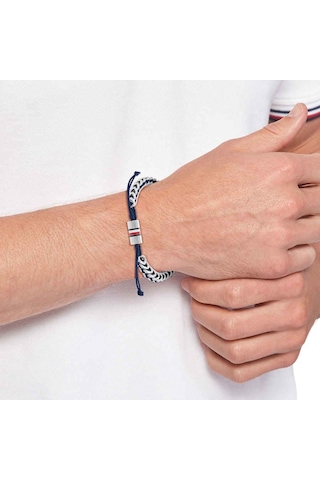 Tommy Hilfiger Thj2790511 Erkek Bileklik Gümüş - Gri