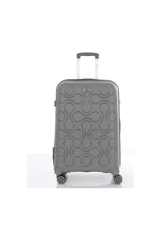 Mçs Polipropilen Orta Boy Valiz V376 65 Cm Siyah