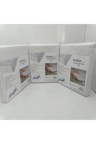 Özdilek Tek Kişilik Sıvı Geçirmez Fitted Alez 100x200 - -- - Beyaz