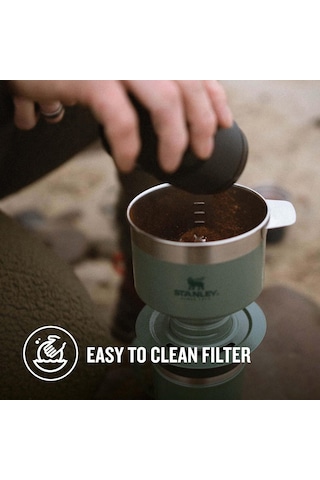 Stanley Pour Over Paslanmaz Çelik Kahve Demleyici, Yeşil Hammert