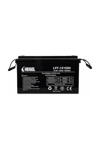 Hegel Lifepo4 Lityum Akü 150ah 12.8v