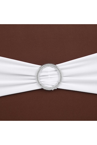 Reedark 10 Adet Esnek Sandalye Kılıfı Kurdele - Düğün, Parti Ve Toplantı Dekorasyonu İçin 7 Renk Seçeneği Diğer