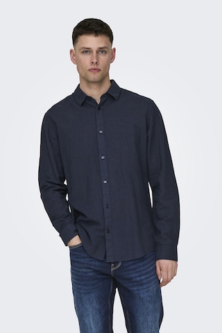Only & Sons Erkek Gömlek 22012321 Lacivert Lacivert