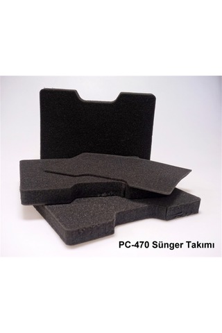 PC-470 Siyah - Perforeli Sünger ve Plastik Çanta  337 x 275 x 124