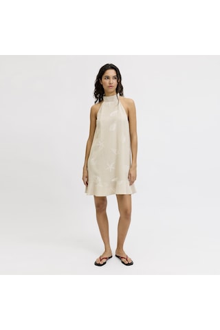 Jack & Jones Kadin Halter Yaka Kolsuz Mini Elbise - Annika - 12295715 Feather Gray