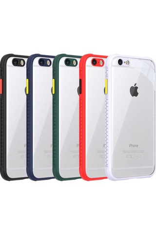 Apple Uyumlu iPhone 6 Kılıf Zore Kaff Kapak Mor