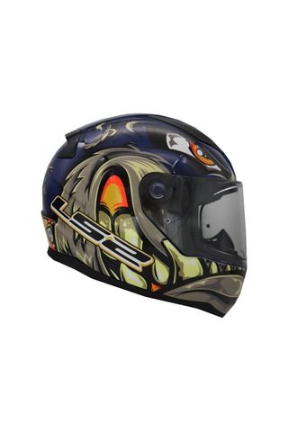 Rapid 2 Spox Kapalı Kask Mavi-gri