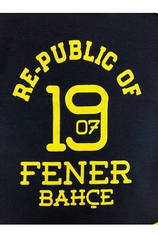 Fenerbahçe Lisanslı Unisex Bebek Kısa Kollu Body Zıbın - Lacivert