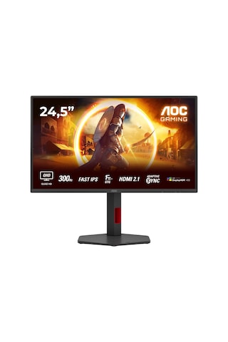 AOC 24.5" Q25g4sr 0.3 Ms 300 Hz Fast IPS 2k Oyuncu Monitör (Teşhir)