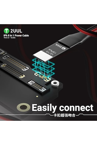 2uul Pw01 Apple Uyumlu iPhone 7-16 Pro Max İçin Pil Güç Kaynağı Kontrol Ve Aktivasyon Test Kablosu