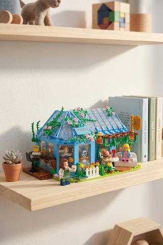 Ogi Mogi Toys Eğitici Bloklar Kahve Evi 642 Parça,Yapı Seti