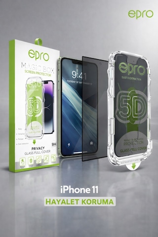 Epro İphone 11 Uyumlu Magic Box 5d Tam Kaplama Hayalet Gizlilik Ekran Koruyucu Epro İphone 11 Uyumlu Magic Box 5d Tam Kaplama Hayalet Gizlilik Ekran Koruyucu