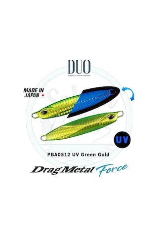 Duo Drag Metal Force Jig 120Gr. 90Mm Pba0512 Uv Green Gold