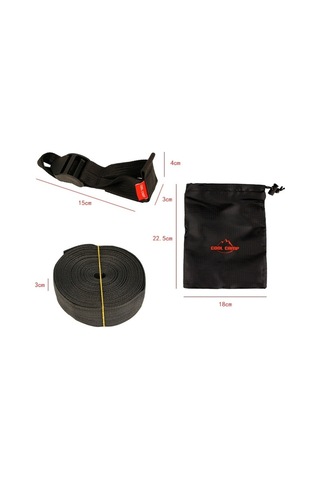 Cool Camp Cf-711 Piramit Çadır Direği Tutucu Çadır Aksesuarları Kanopi Direği Sabit Ayar Tokası Siyah